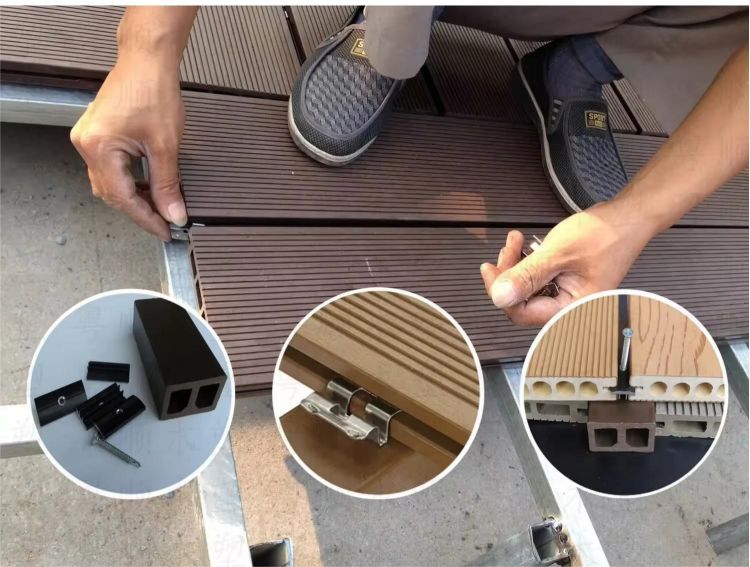 installation of wpc decking board