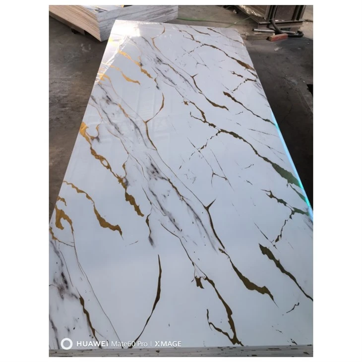 PVC Wall Panel UV Mármol Coating